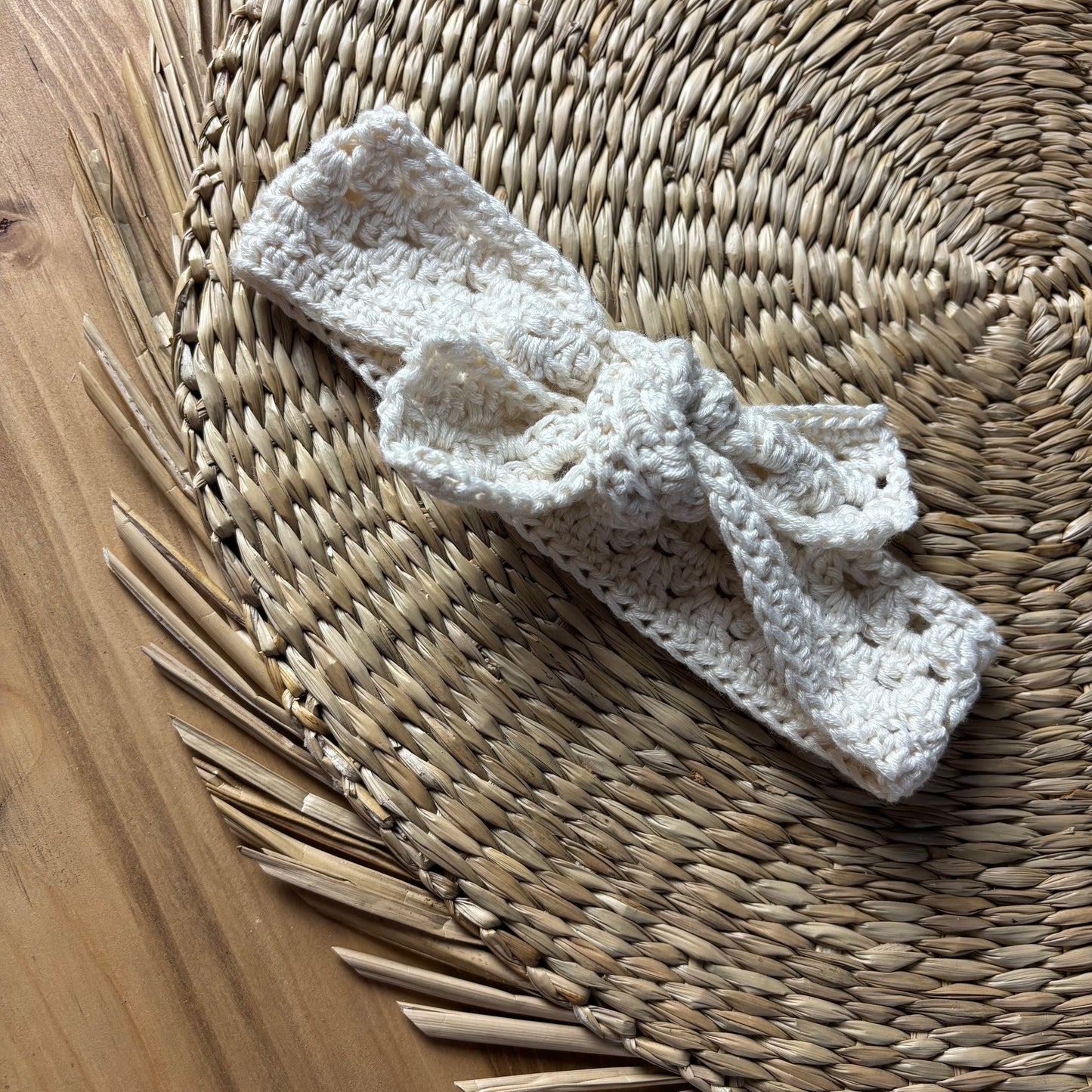 Bandeau en crochet