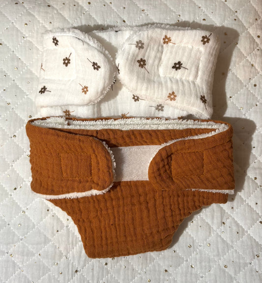 Lot de deux couches pour poupons