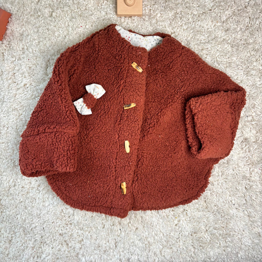Veste en sherpa Bordeau